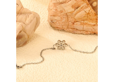 Delicate Snowflake Necklace - Elegant Winter Jewelry