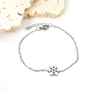 Delicate Snowflake Necklace - Elegant Winter Jewelry