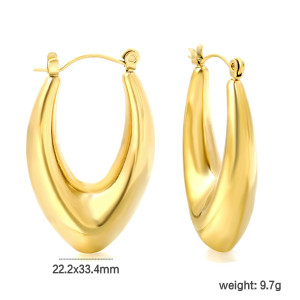 Elegant Gold Teardrop Statement Earrings for Any Occasion