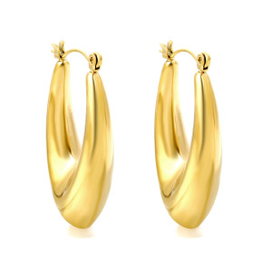 Elegant Gold Teardrop Statement Earrings for Any Occasion