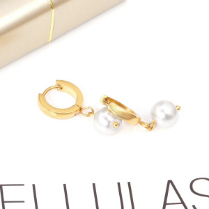 Elegant Gold & Pearl Hoop Earrings for Every Occasion