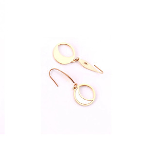 Chic Gold-Tone Layered Circular Earrings for Every Occasion