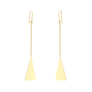 Geometric Drop Earrings: Elegant Modern Jewelry Accessory