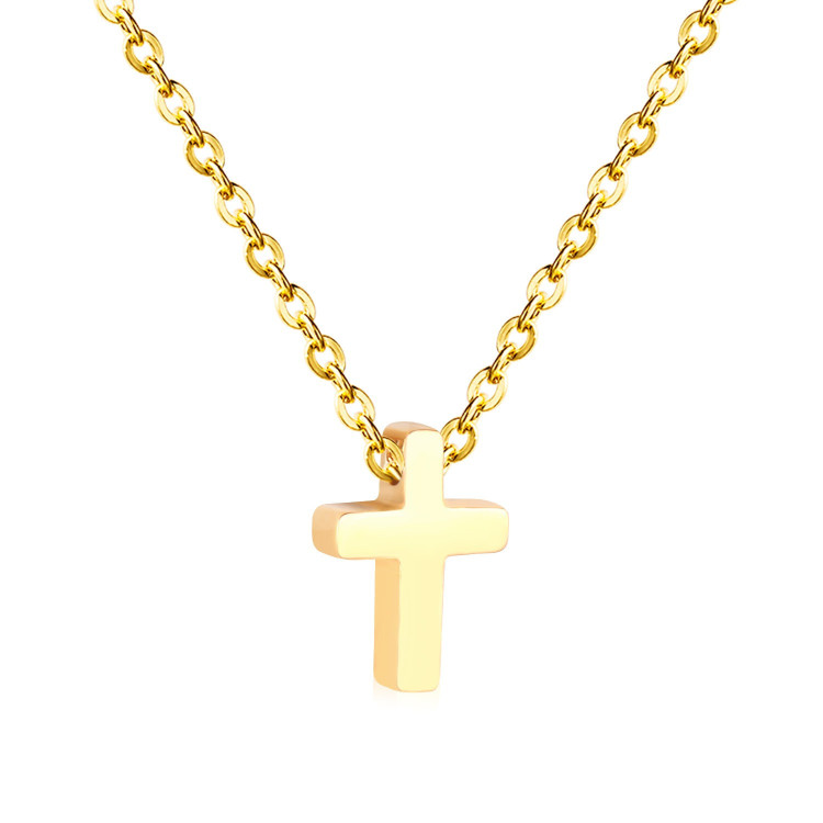 Elegant Gold Cross Necklace - Timeless Faith Accessory