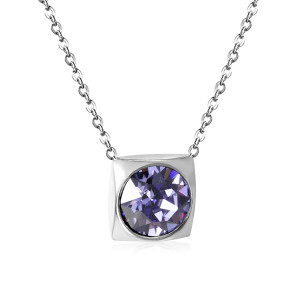 Elegant Geometric Pendant Necklace - Modern Sophistication