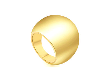 Sleek Gold Ring: Modern Minimalist Statement Jewelry