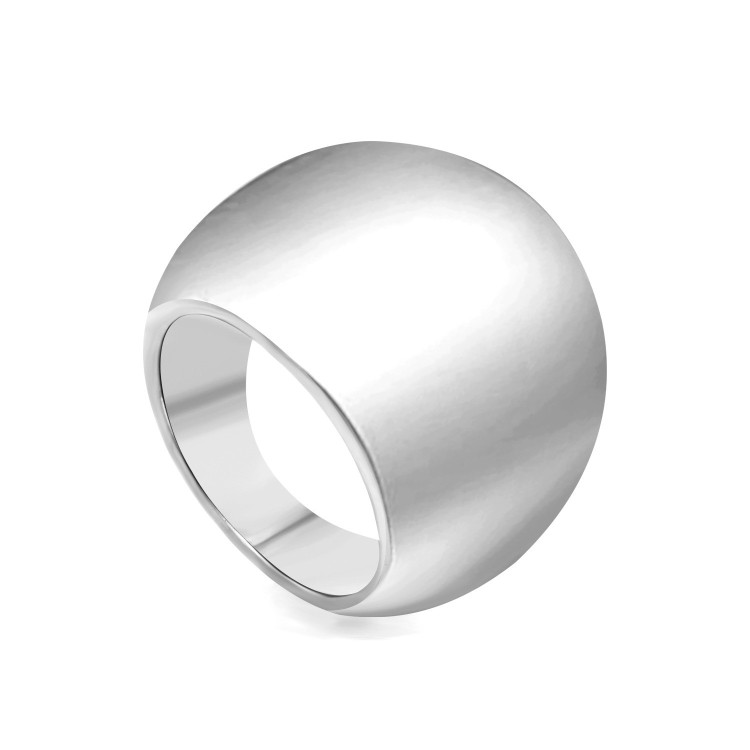 Contemporary Minimalist Silver Ring - Modern Jewelry Design