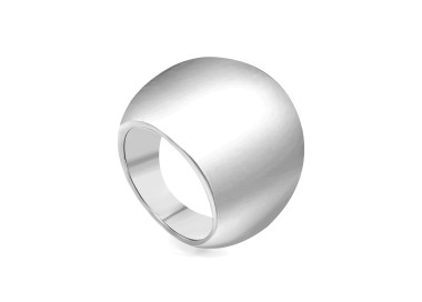 Contemporary Minimalist Silver Ring - Modern Jewelry Design