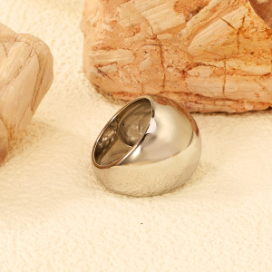 Contemporary Minimalist Silver Ring - Modern Jewelry Design