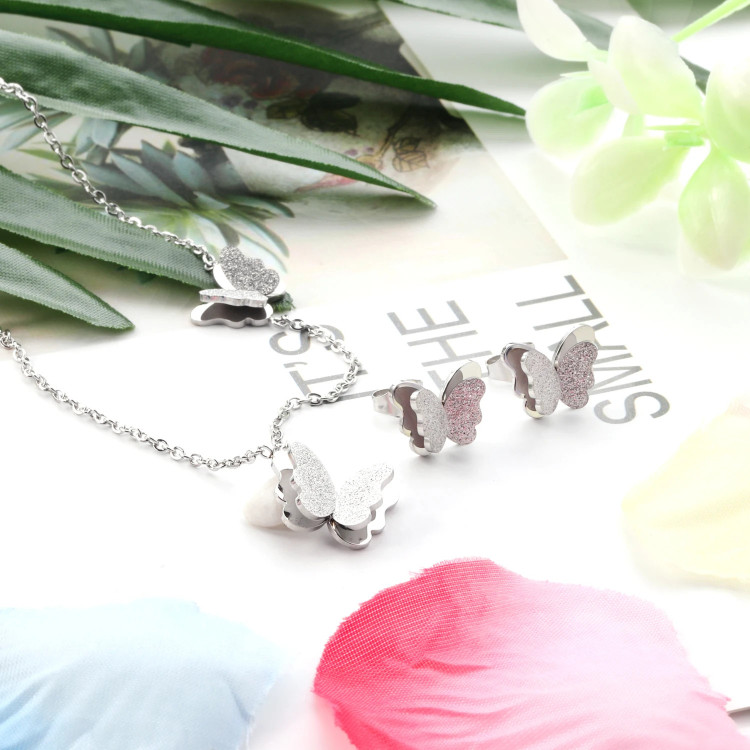 Butterfly Jewelry Set: Elegant & Whimsical Accessories