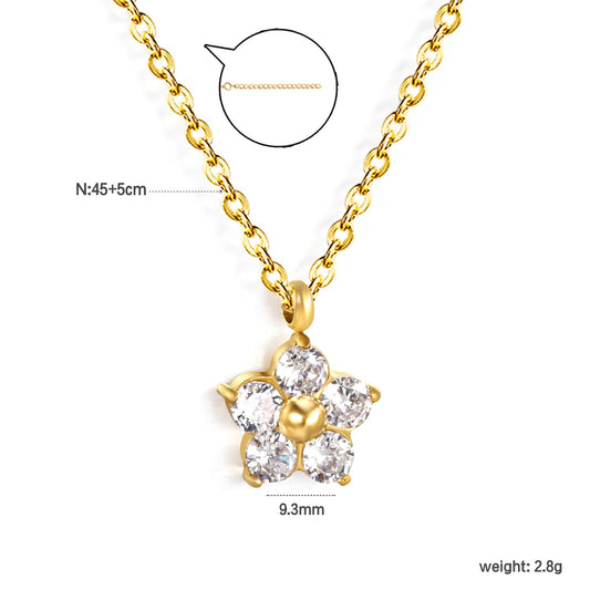 18K PVD Stainless Steel Necklace – NE2D630AG