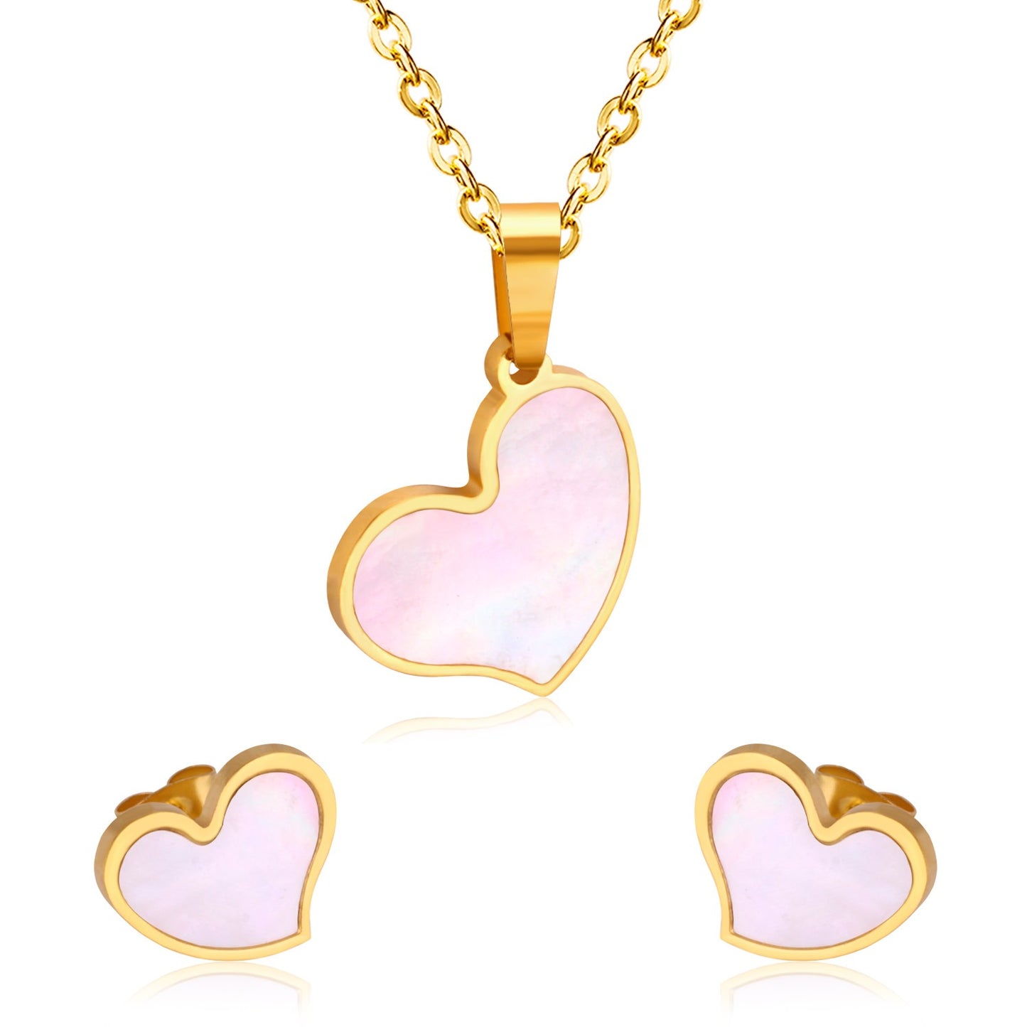 Aurora Σετ Κοσμημάτων – Stainless Steel από Ανοξείδωτο Ατσάλι | Αδιάβροχο & Υποαλλεργικό