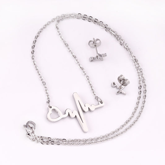 Aria Σετ Κοσμημάτων – Stainless Steel από Ανοξείδωτο Ατσάλι | Αδιάβροχο & Υποαλλεργικό