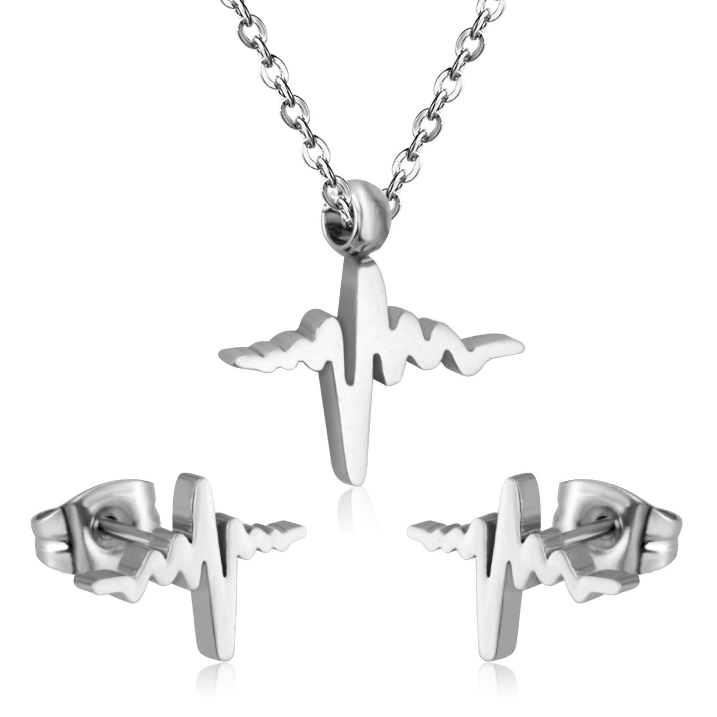 Selene Σετ Κοσμημάτων – Stainless Steel από Ανοξείδωτο Ατσάλι | Αδιάβροχο & Υποαλλεργικό