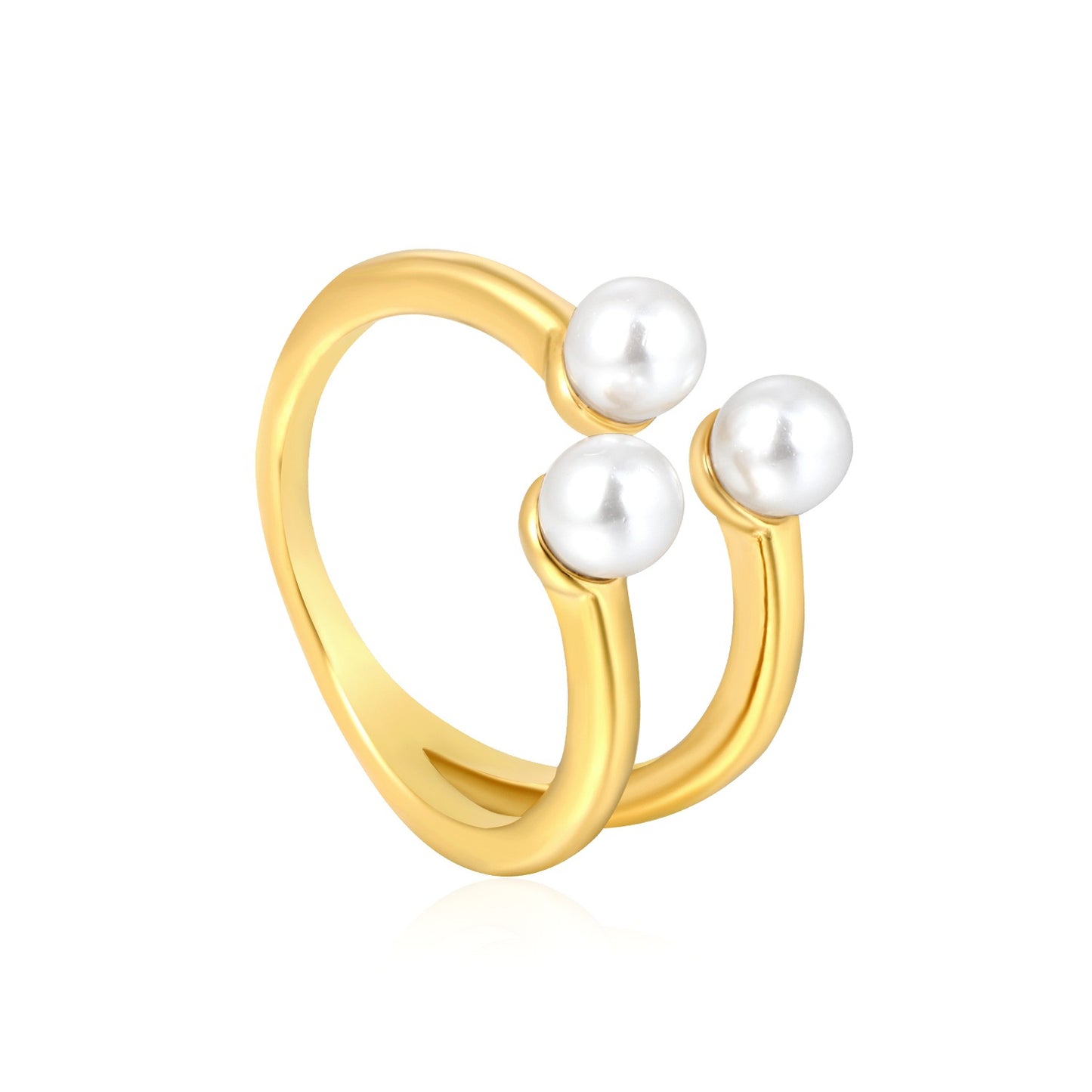 Selene Gold Δαχτυλίδι – Stainless Steel από Ανοξείδωτο Ατσάλι | Αδιάβροχο & Υποαλλεργικό