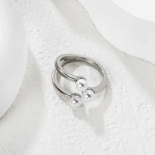 18K PVD Stainless Steel Ring – RI1737A7S